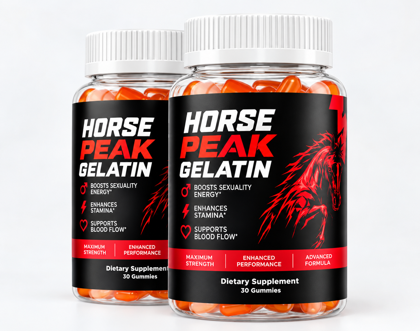 Horse Peak Gelatin supplement bottle
